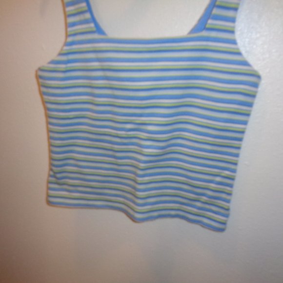 No Boundaries Tank Top with Shelf Bra Juniors Size Large - Picture 3 of 8